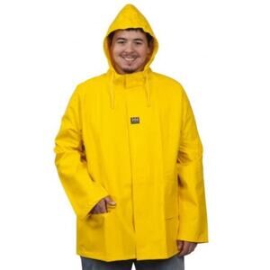 Helly Hansen Mens Yellow Mandal Waterproof Durable Storm Rain Jacket Size XXL